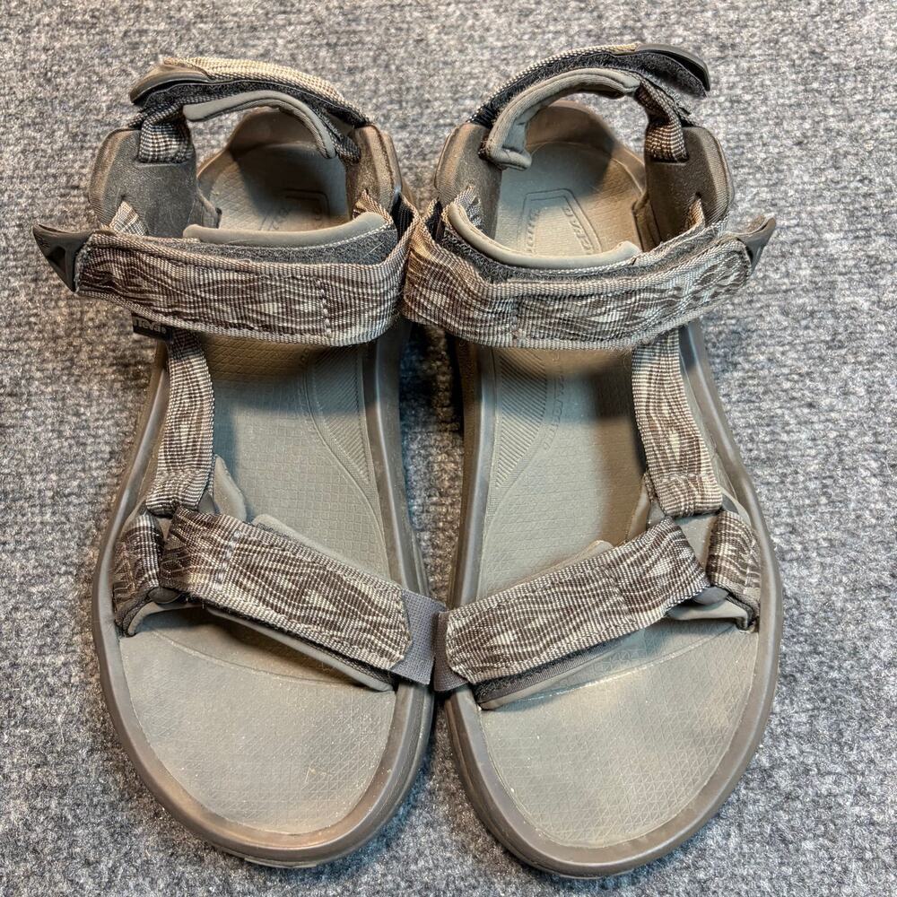 Teva Womens Original Universal Sandal Gray Brown Print Hiking WaterSize 8 M Flat